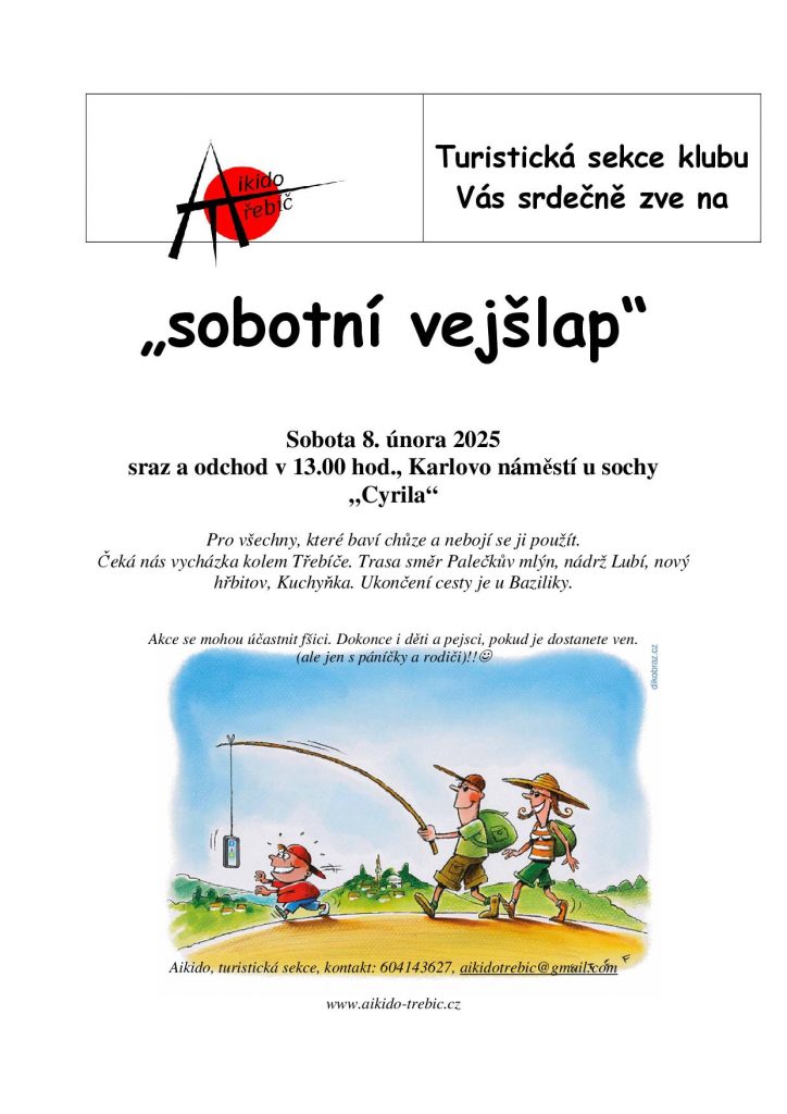 Aikido klub Třebíč, pochod pro děti a rodiče